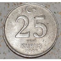 Турция 25 новых курушей, 2005 (12-2-6)