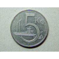 Чехословакия 5 крон 1938г.