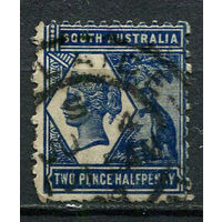 Южная Австралия (штат) - 1894/1906 - Королева Виктория 2 1/2Р - [Mi.76bD] - 1 марка. Гашеная.  (Лот 76Eu)-T5P6