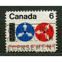 Перепись населения. Канада. 1971. Полная серия 1 марка