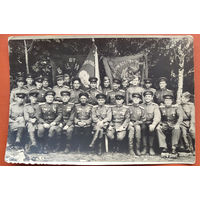Групповое фото советских офицеров. 1945-46 г. 9х14 см