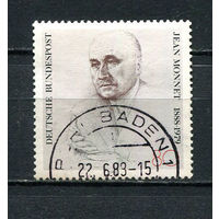 ФРГ - 1988 - Жан Монне - [Mi. 1372] - полная серия - 1 марка. Гашеная.  (LOT Dd36)
