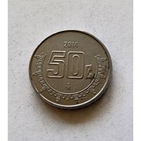 Мексика 50 сентаво, 2014