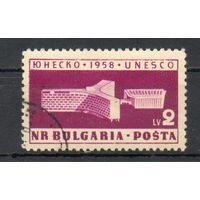 Окончание строительства здания ЮНЕСКО в Париже Болгария 1959 год серия из 1 марки