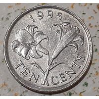 Бермуды 10 центов, 1995 (7-3-70)