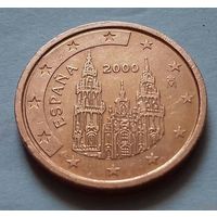 2 евроцента, Испания 2000 г.