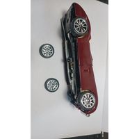 Jaguar XK120 1948 1/24 с комплектом новых колес