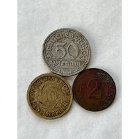 Германия 3 монеты
