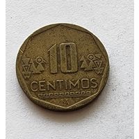 Перу 10 сентимо, 2007
