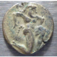 Греция Тасос, Остров Фракия, AR Diobol, 500-480 до н. э. Серебряная греческая монета
