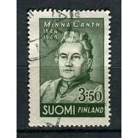 Финляндия - 1944 - Минна Кант - писательница - [Mi. 282] - полная серия - 1 марка. Гашеная.