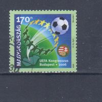 [2327] Венгрия 2006. Спорт.Футбол. Одиночный выпуск.Гашеная марка.