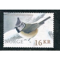 Норвегия. Фауна. Хохлатая синица