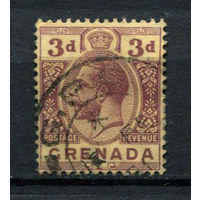 Британские колонии - Гренада - 1913/1921 - Георг V 3P - [Mi.76x] - 1 марка. Гашеная.  (Лот 30AN)