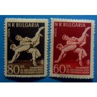 Болгария. 1958. Спорт. Вольная борьба. ## 1067 одна марка 80