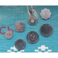 Бангладеш набор монет 1, 10, 25, 50 пойша; 1, 2, 5 така, UNC. Новогодняя распродажа!