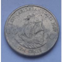 Восточные Карибы 10 центов, 1997 (1-4-50)