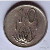 ЮАР 10 центов 1989