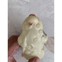 Пластмассовый Дед Морозик. 12 см.