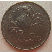 Мальта 5 центов 1986 г. (gl)