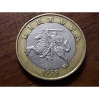 Литва 2 лита 1999
