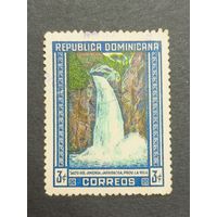 Доминиканская республика 1947. Водопад Хименоа