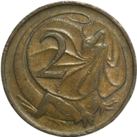 Австралия 2 цента, 1973