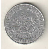 Центральная Африка 50 франк 2006