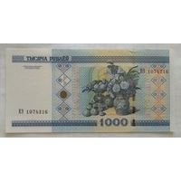 Беларусь 1000 рублей 2000 г. серия ЕЭ