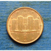Италия 1 евроцент 2007