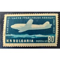 Болгария 1957 История авиаций .