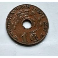 Голландская Ост-Индия 1 цент, 1937 2-8-12