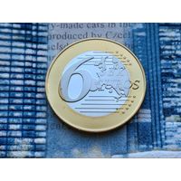 Монетовидный жетон 6 (Sex) Euros (евро). #21