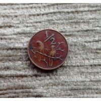 Werty71 ЮАР 1/2 цента пенни 1970  Южная Африка Воробьи