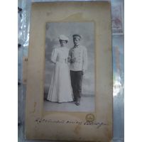 Фото молодой пары конца 19 века.