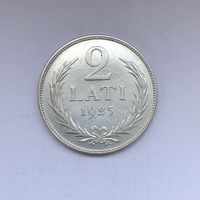 2 лата 1925 Латвия