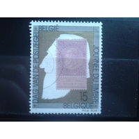 Бельгия 1993 День марки, марка в марке, король Леопольд 2