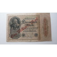 Германия  1 миллиард марок 1922 ( 1923 г. ) г. Ro 110 b ( серия и номер - зеленного цвета )