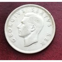 Серебро 0.500! ЮАР 2,5 шиллинга, 1951-1952