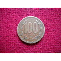 Чили 100 песо 1989 г.