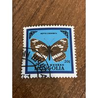 Монголия 1986. Бабочки. Meptis Coenobita. Марка из серии