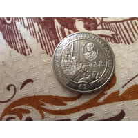 Блоьшая,красивая монета!!! Британская антарктическая территория 2 фунта, 2012 100 лет экспедиции Терра Нова