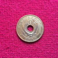 Британская Восточная Африка 10 центов 1925 г.