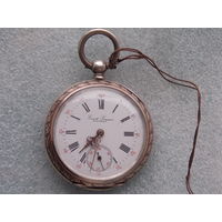 Часы карманные "Ernst Jommer Bremen".  С 1 рубля без М.Ц. Серебро.