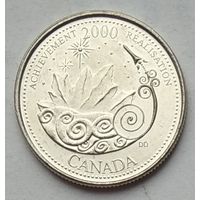 Канада 25 центов 2000 г. Достижения