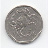 5 центов 1991. Мальта
