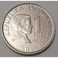 Филиппины 1 писо, 2017 Старый тип (15-7-8)