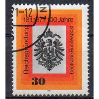 100-летие со дня основания Германской империи ФРГ 1971 год серия из 1 марки