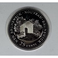 Канада 25 центов 1992 125 лет Конфедерации Канада - Новый Бронсвик