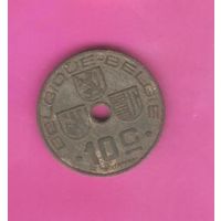 10 центов 1943г. Бельгия